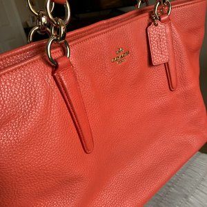 Coach Leather Tote